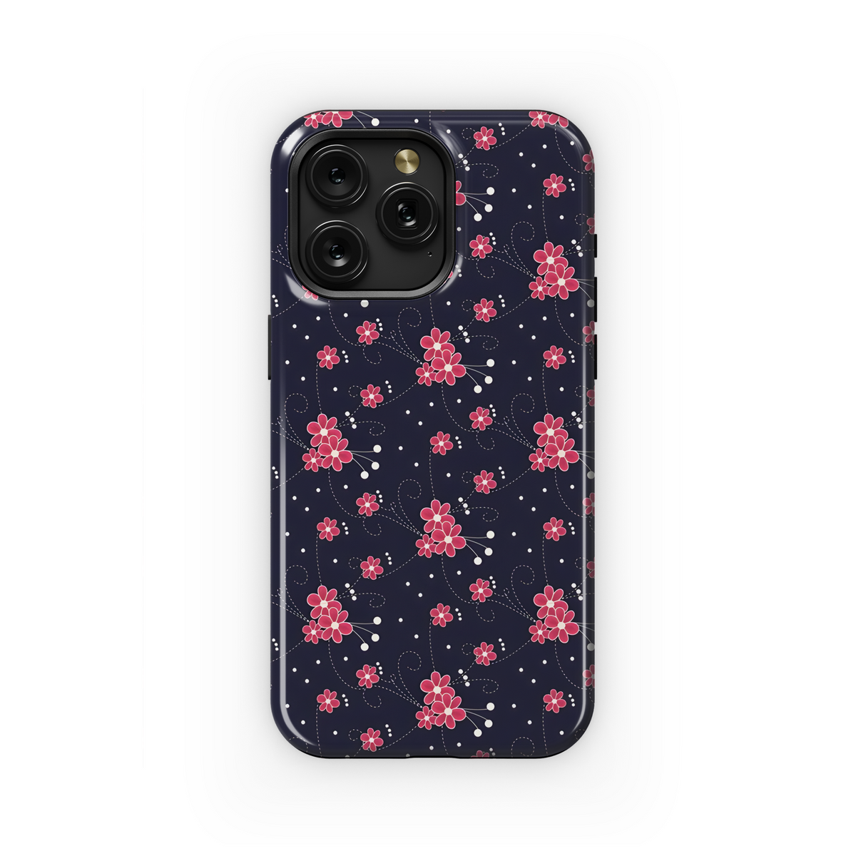 Batik Autumn Leaf Phone Case iPhone Samsung Cover Pixel 3828 - Image 1