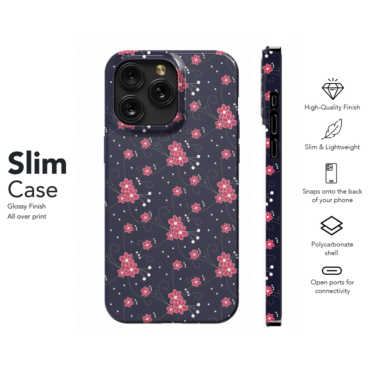 Batik Autumn Leaf Phone Case iPhone Samsung Cover Pixel 3828 - Image 7