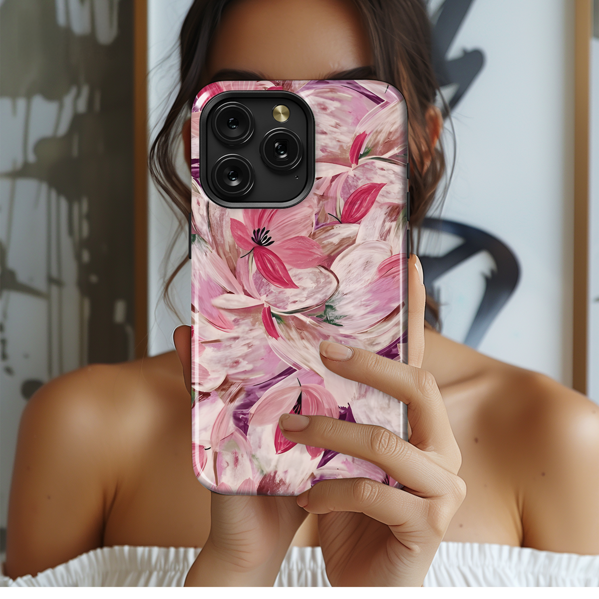 Batik Shibori Tie Dye Phone Case iPhone Samsung Cover Pixel 3835 - Image 2