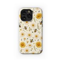 Bees and Blooms Design Phone Case iPhone Samsung Cover Pixel 4904 - Image 1