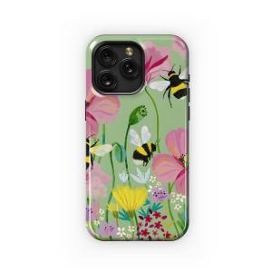 Bees and Blossoms Meadow
 Phone Case iPhone Samsung Cover Pixel 5049 - Image 1