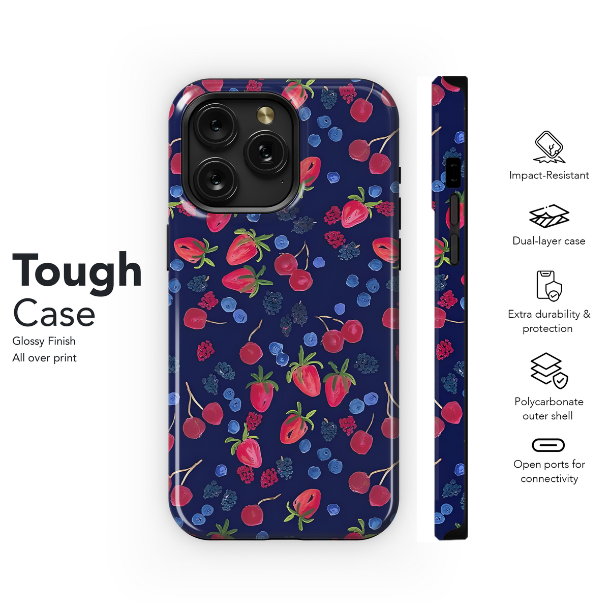 Berrylicious Summer Mix Phone Case iPhone Samsung Cover Pixel 4250 - Image 6