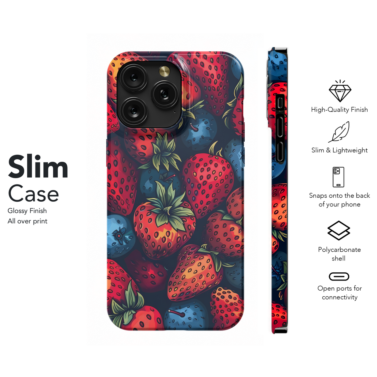 Berrylicious Summer Vibes
 Phone Case iPhone Samsung Cover Pixel 4126 - Image 7