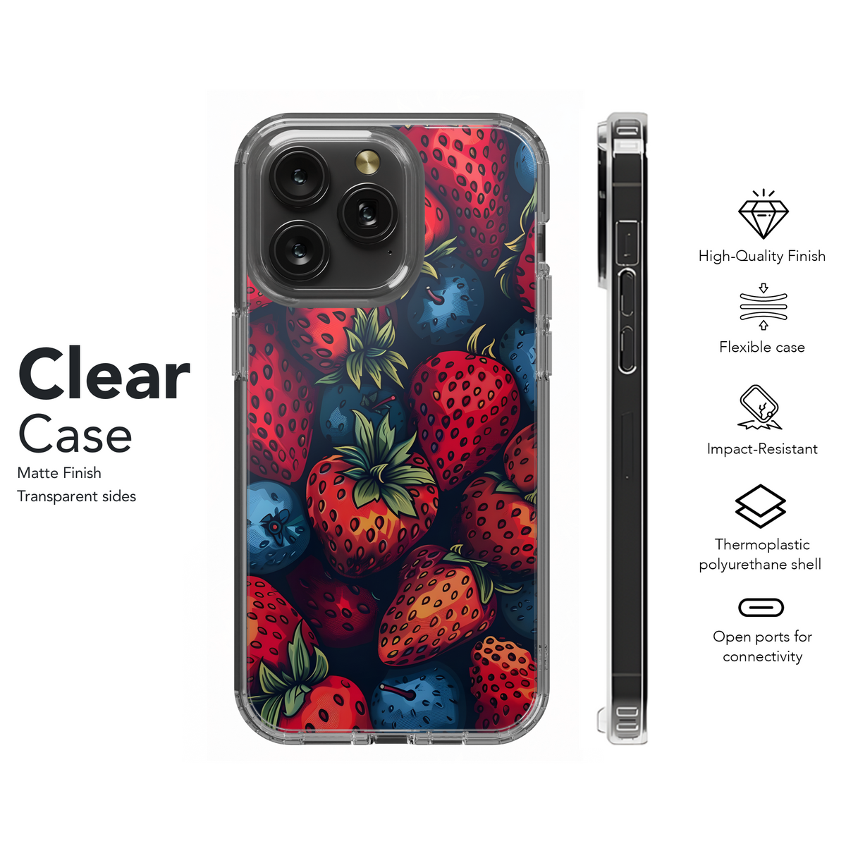 Berrylicious Summer Vibes
 Phone Case iPhone Samsung Cover Pixel 4126 - Image 8