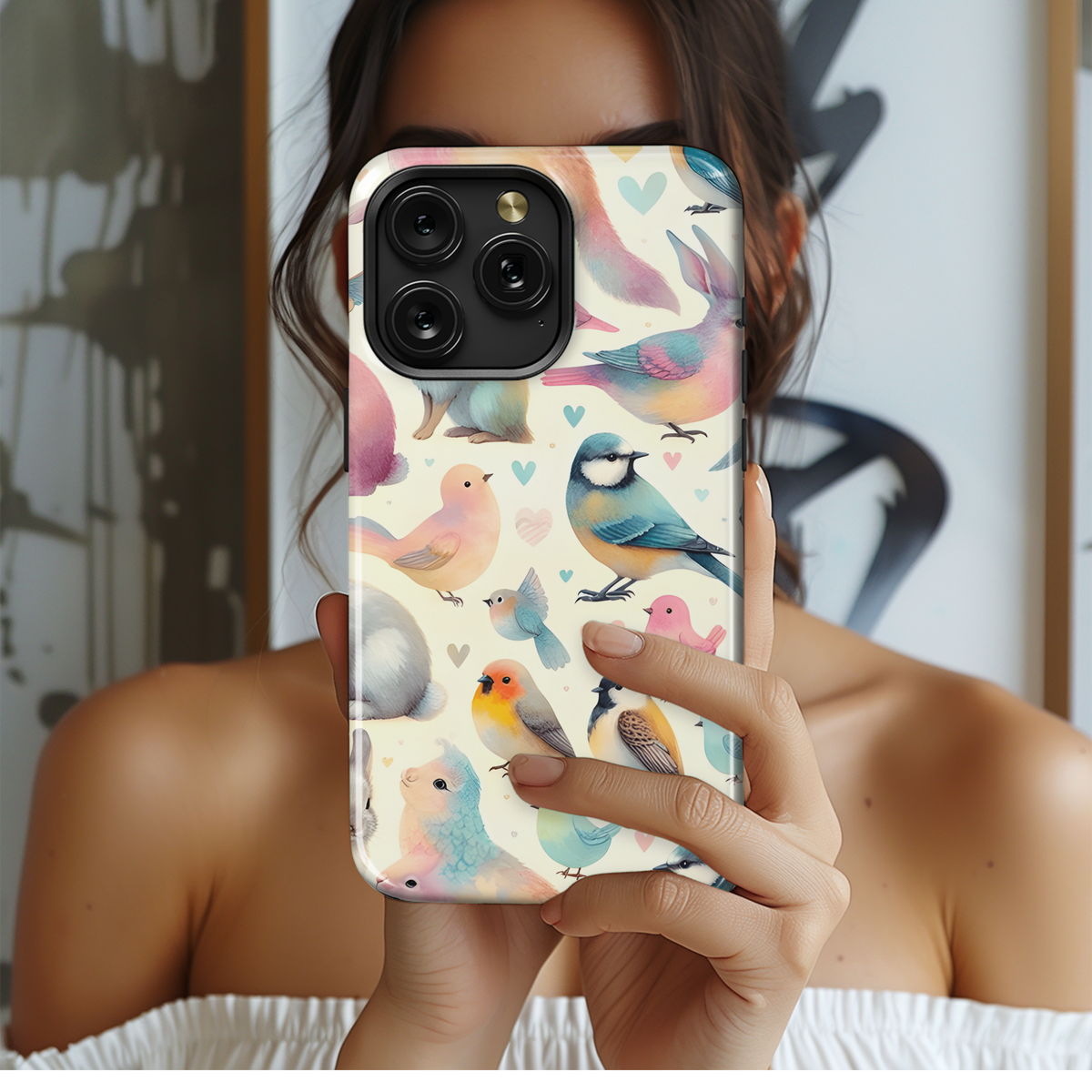 Birds Phone Case iPhone Samsung Cover Pixel 3751 - Image 2