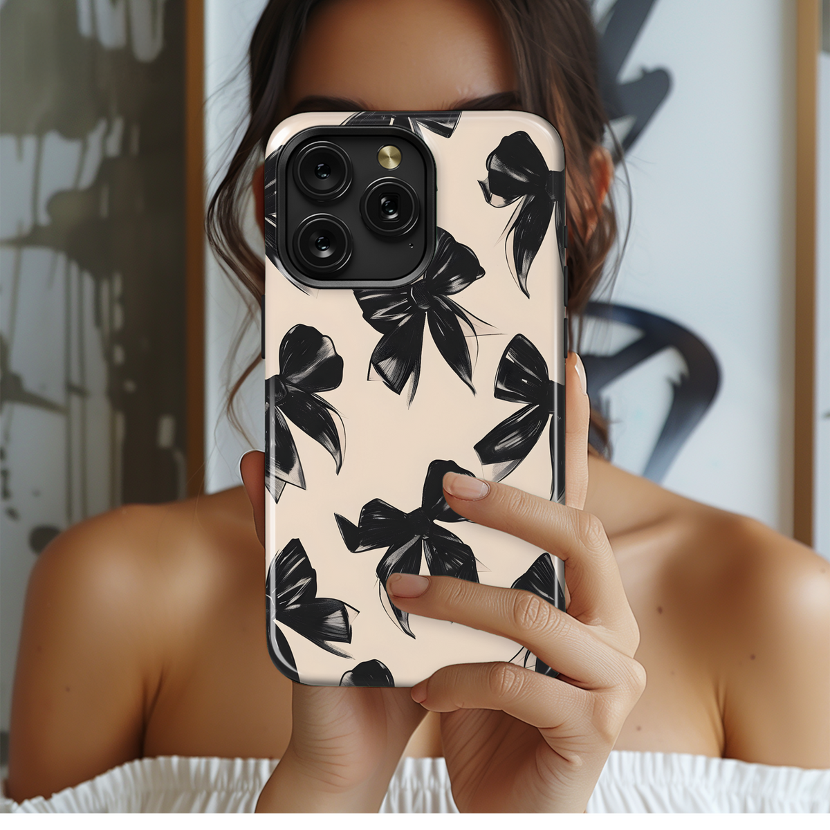 Black Bow Collection
 Phone Case iPhone Samsung Cover Pixel 4215 - Image 2