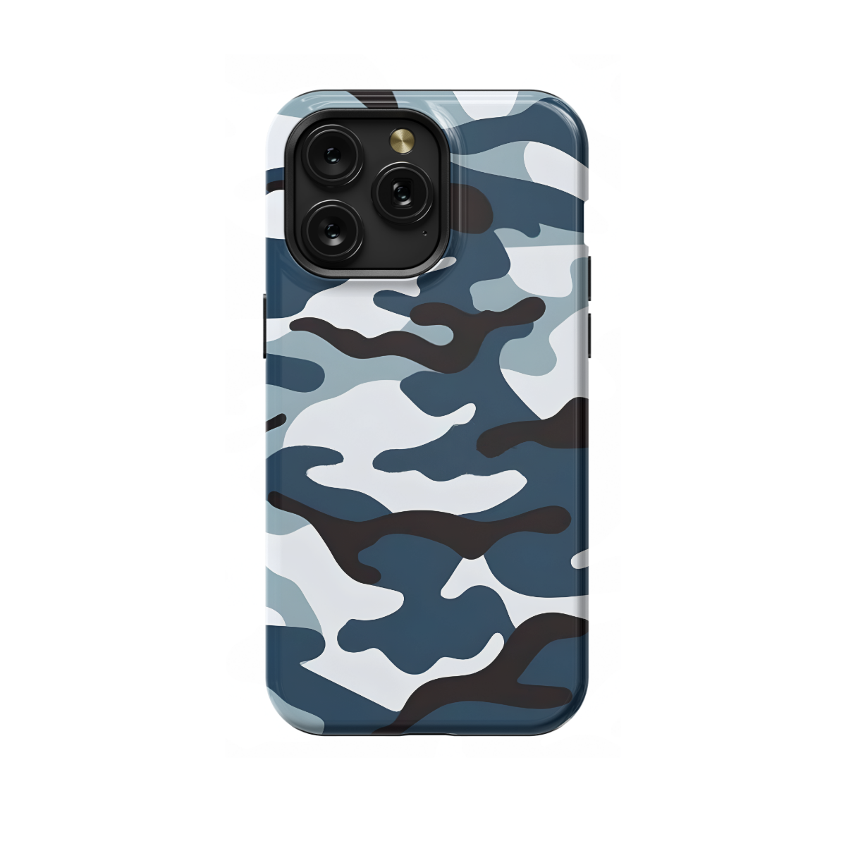 Blue and White Camouflage Phone Case iPhone Samsung Pixel & More 59 - Image 1