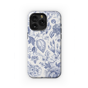 Blue and White Chinoiserie Floral Seamless Pattern Phone Case iPhone Samsung Cover Pixel 2302 - Image 1