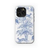 Blue Forest Toile Phone Case iPhone Samsung Cover Pixel 5074 - Image 1