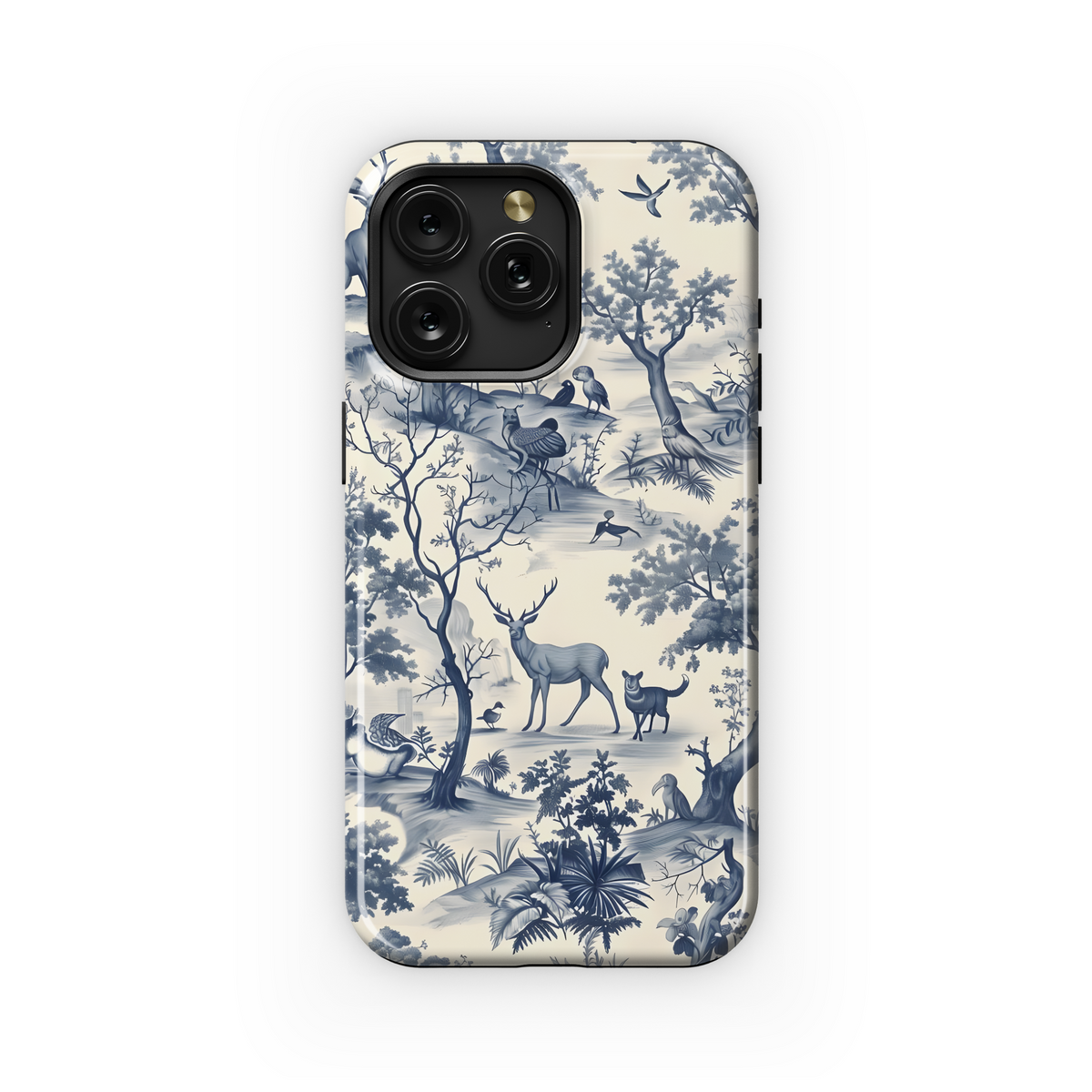 Blue Forest Wildlife
 Phone Case iPhone Samsung Cover Pixel 4048 - Image 1