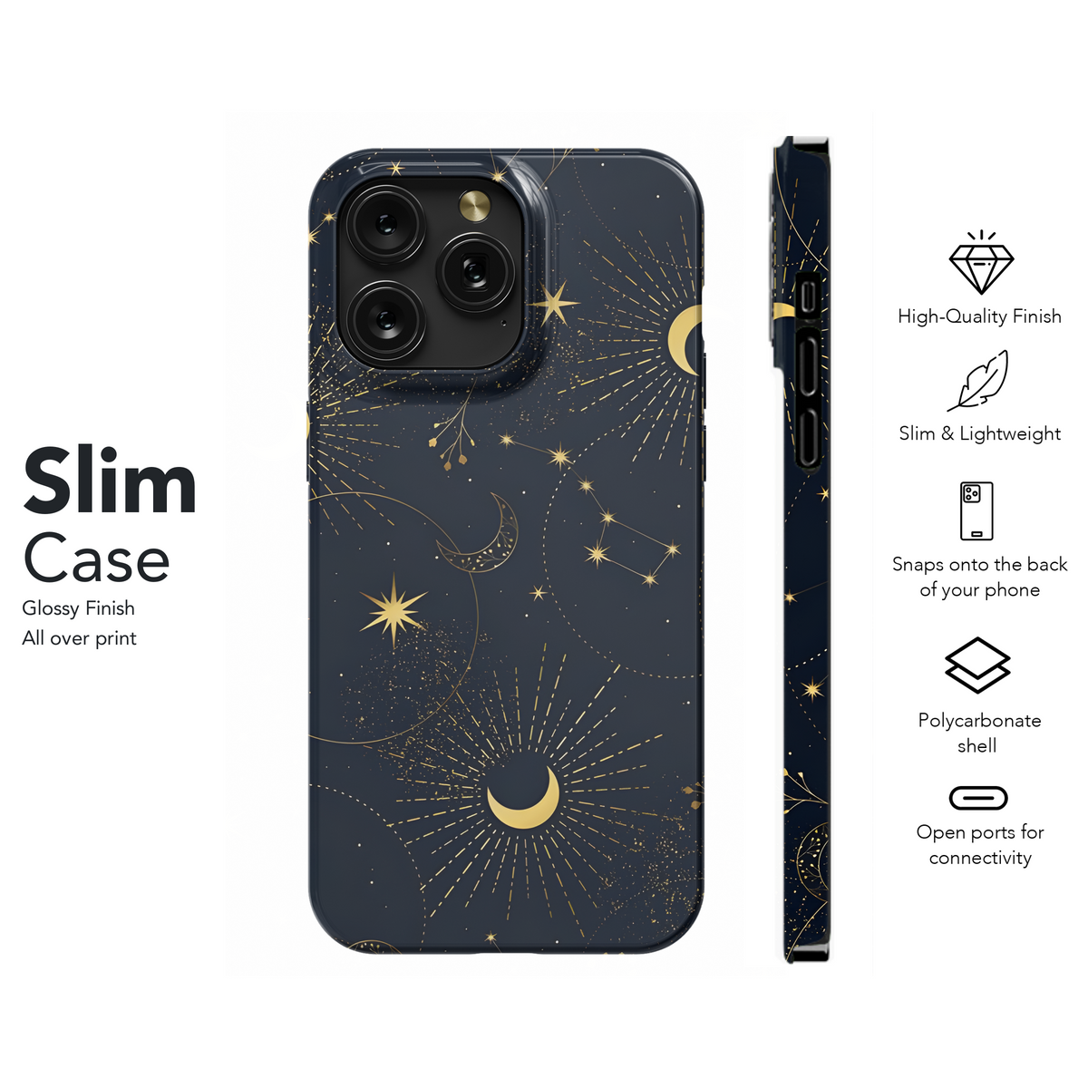 Blue Moon Mystical Phone Case iPhone Samsung Cover Pixel 2387 - Image 7