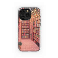 Blush Books & Blooms
 Phone Case iPhone Samsung Cover Pixel 3986 - Image 1