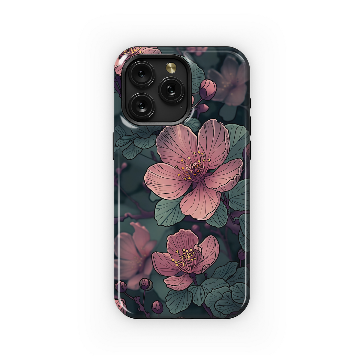 Blushing Blossom Bloom Phone Case iPhone Samsung Cover Pixel 4117 - Image 1