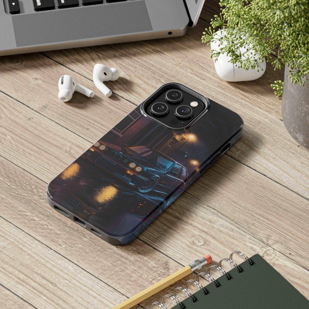 Bmw E30 3 Series Oldschool Tuned Phone Case Cover - Image 4