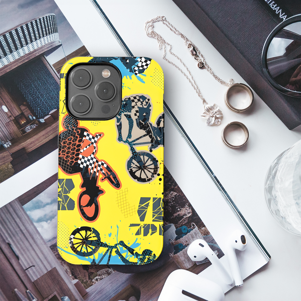 BMX Boy Grunge Phone Case iPhone Samsung Cover Pixel 2535 - Image 3