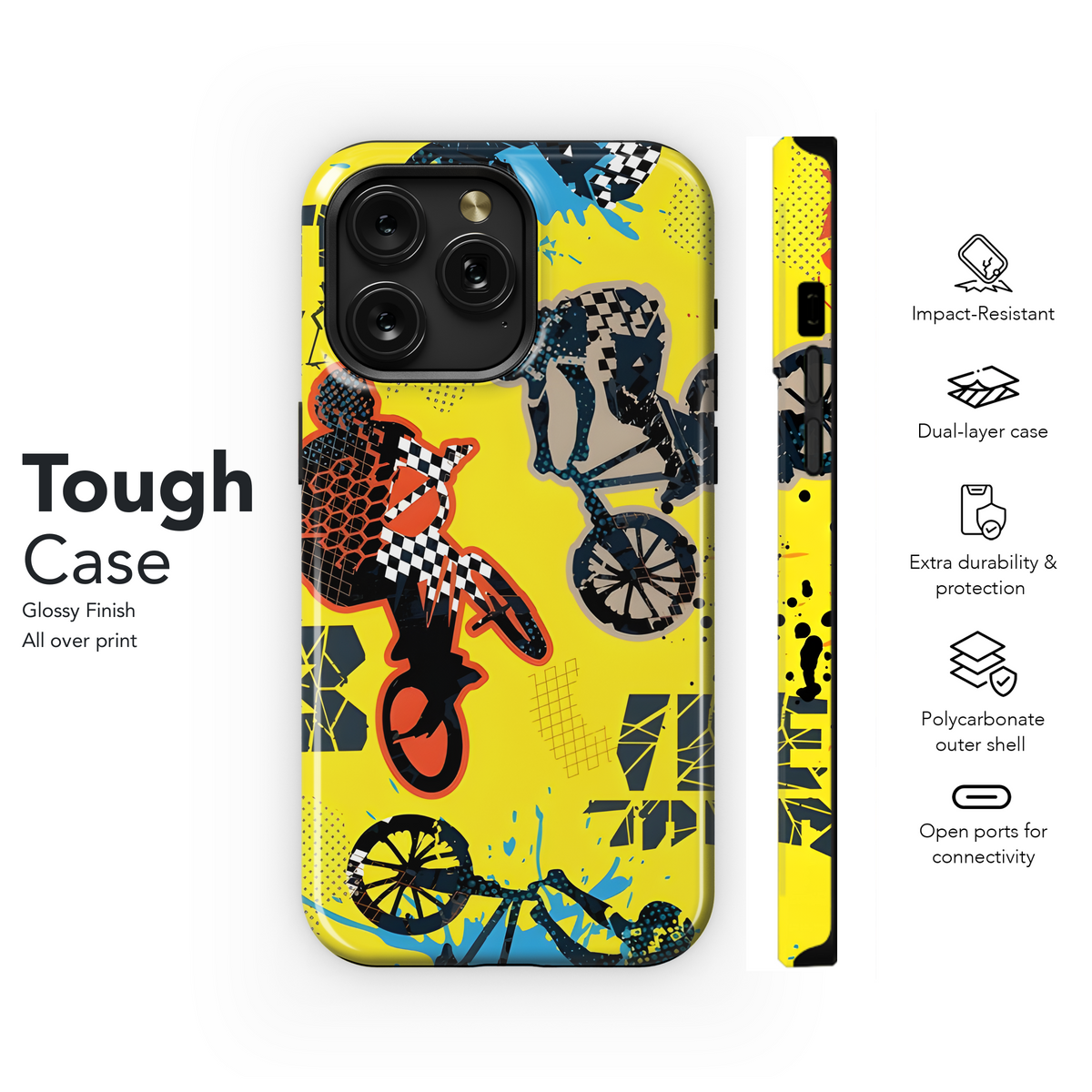 BMX Boy Grunge Phone Case iPhone Samsung Cover Pixel 2535 - Image 6