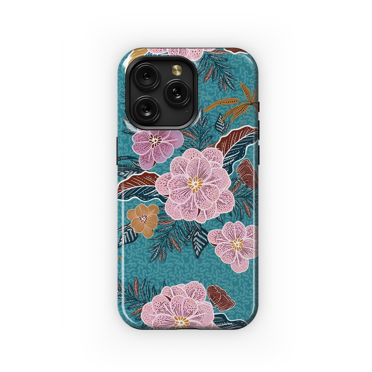 Bohemian Floral Phone Case iPhone Samsung Cover Pixel 3817 - Image 1