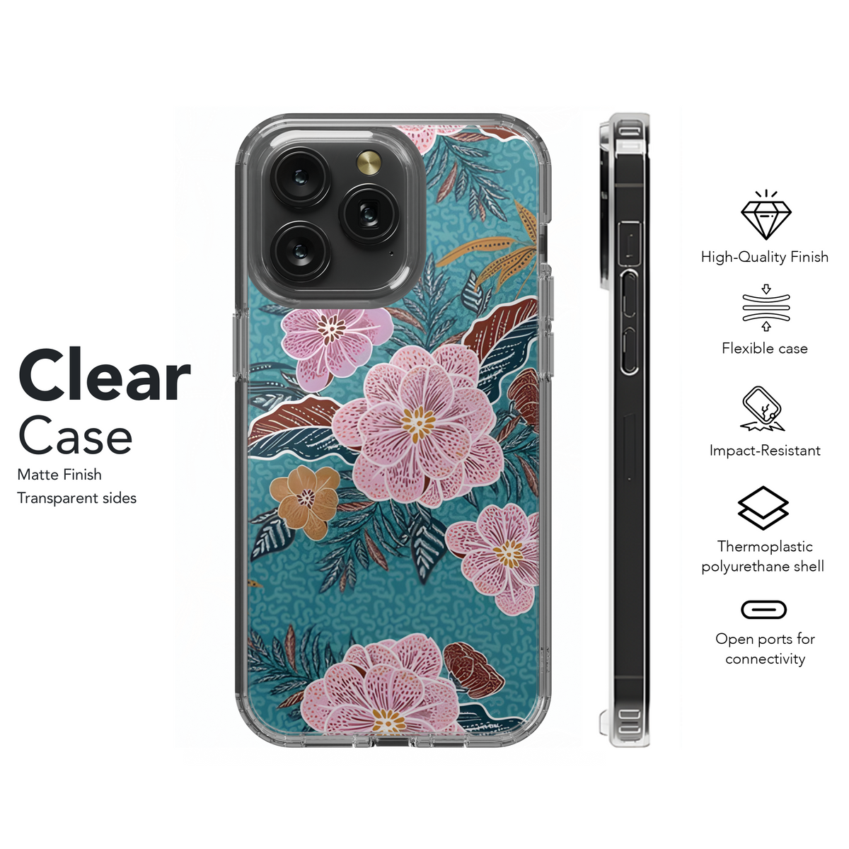 Bohemian Floral Phone Case iPhone Samsung Cover Pixel 3817 - Image 8