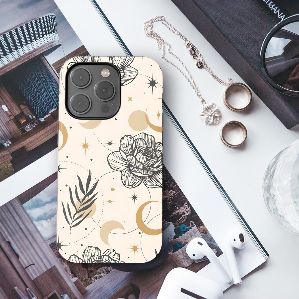 Bohemian Magic Pattern Phone Case iPhone Samsung Cover Pixel 2138 - Image 3