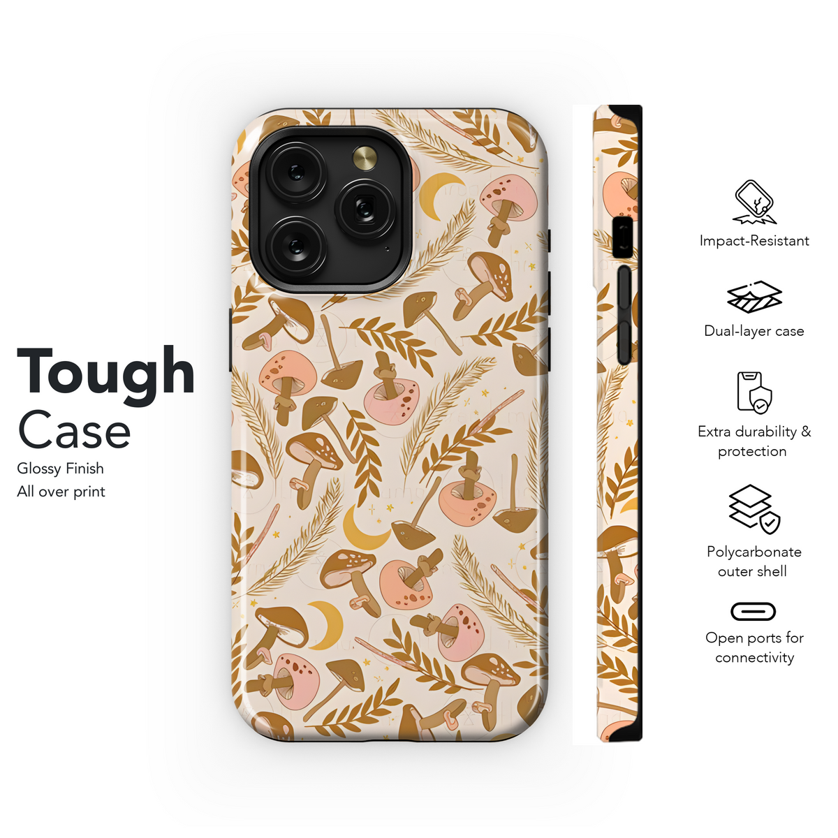 Boho Mushroom Magic
 Phone Case iPhone Samsung Cover Pixel 4028 - Image 6