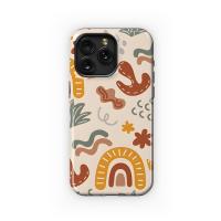 Boho Rainbow Garden Pattern Phone Case iPhone Samsung Cover Pixel 5213 - Image 1