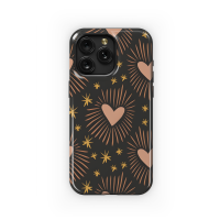 Boho Sacred Heart Love Valentine Phone Case iPhone Samsung Cover Pixel 3910 - Image 1