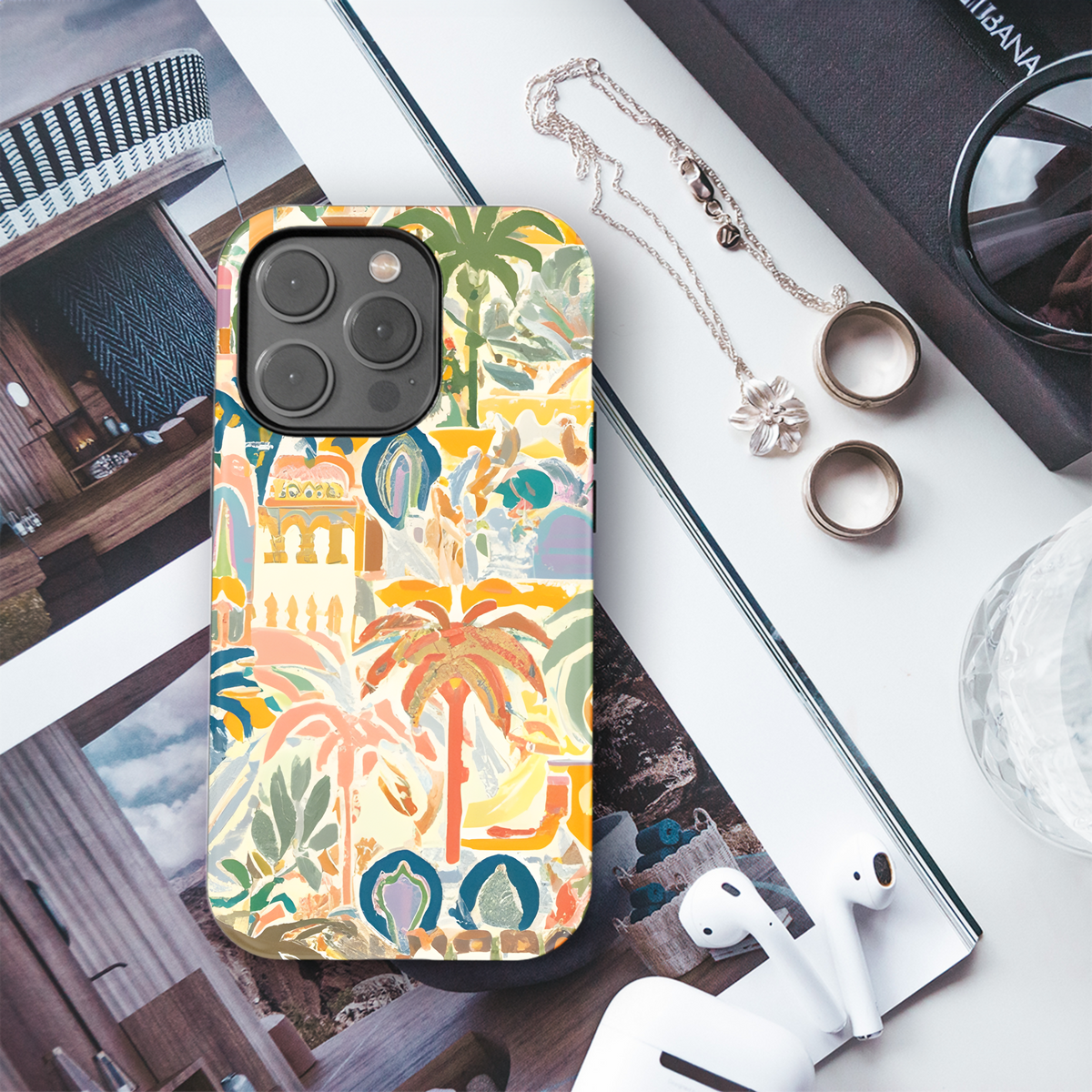 Bold Tileable Indian Phone Case iPhone Samsung Cover Pixel 2892 - Image 3