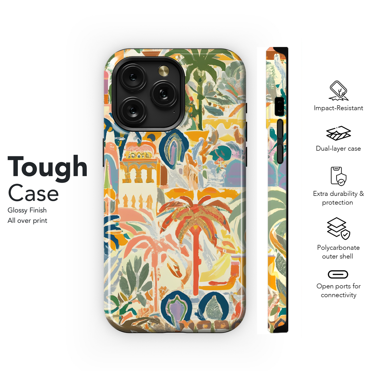 Bold Tileable Indian Phone Case iPhone Samsung Cover Pixel 2892 - Image 6