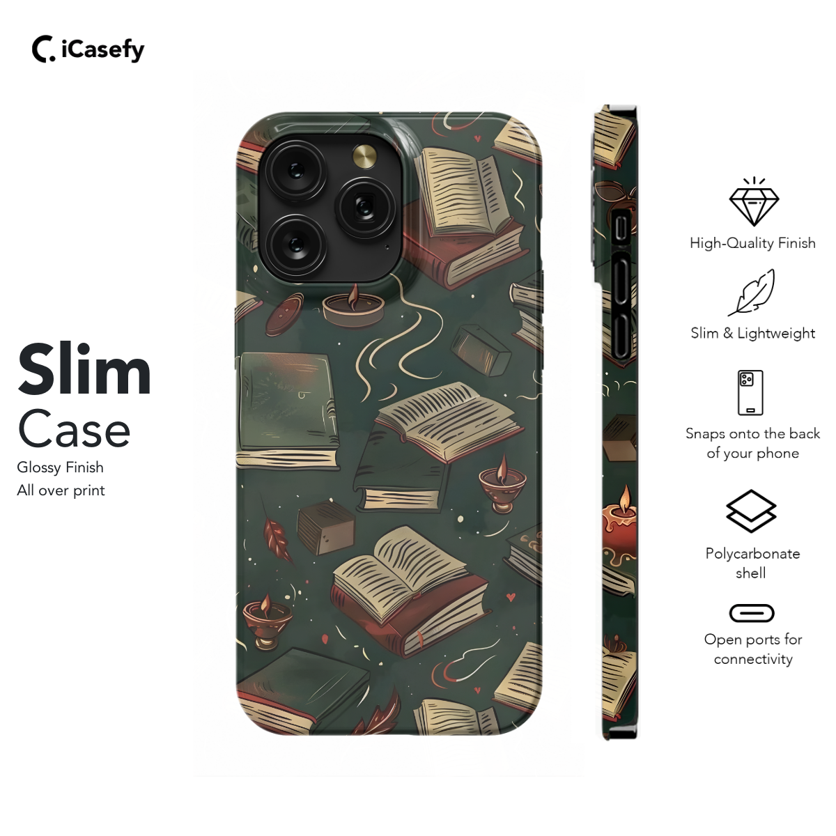 Book Aesthetic Phone Case iPhone Samsung Pixel & More 113 - Image 6