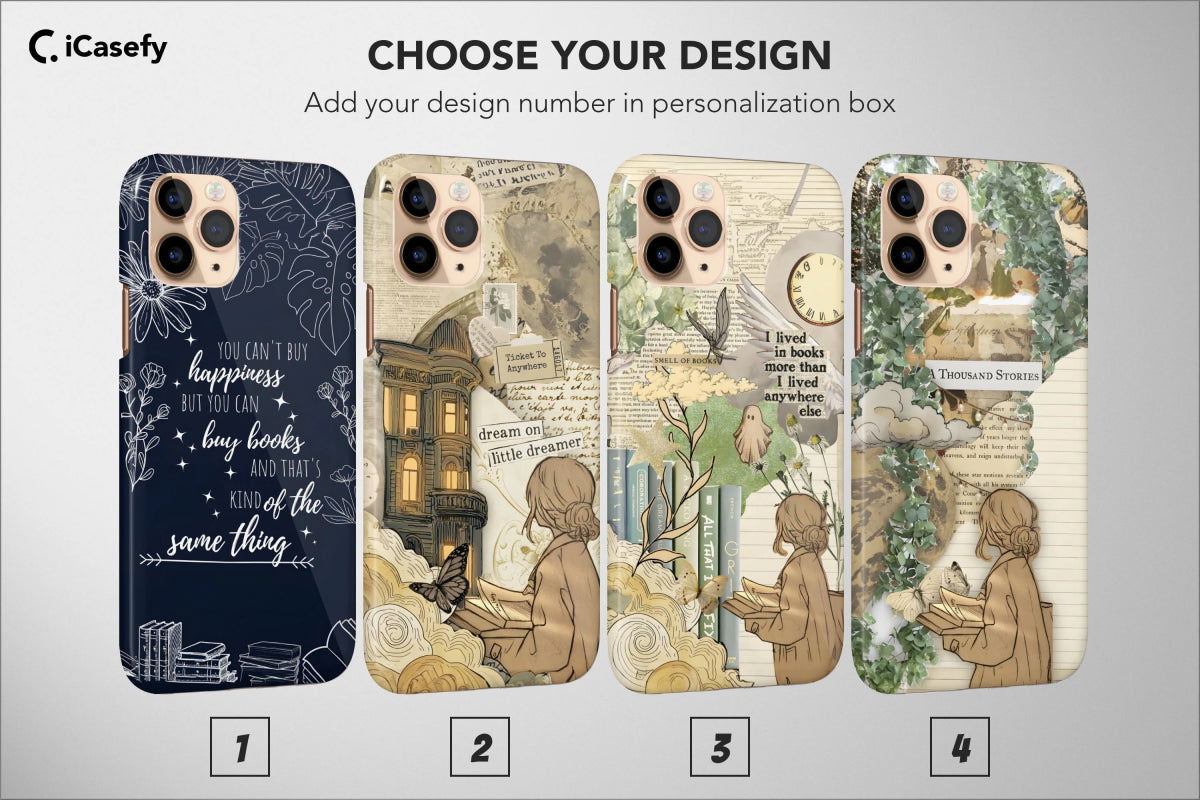 Book Lover Phone Case Bookish Aesthetic Cover - Image 1