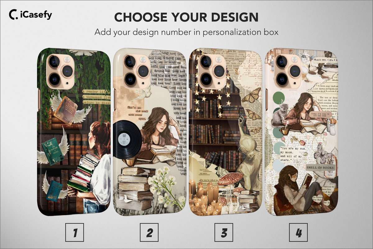 Book Lover Phone Case Bookish Aesthetic Cover - Image 1