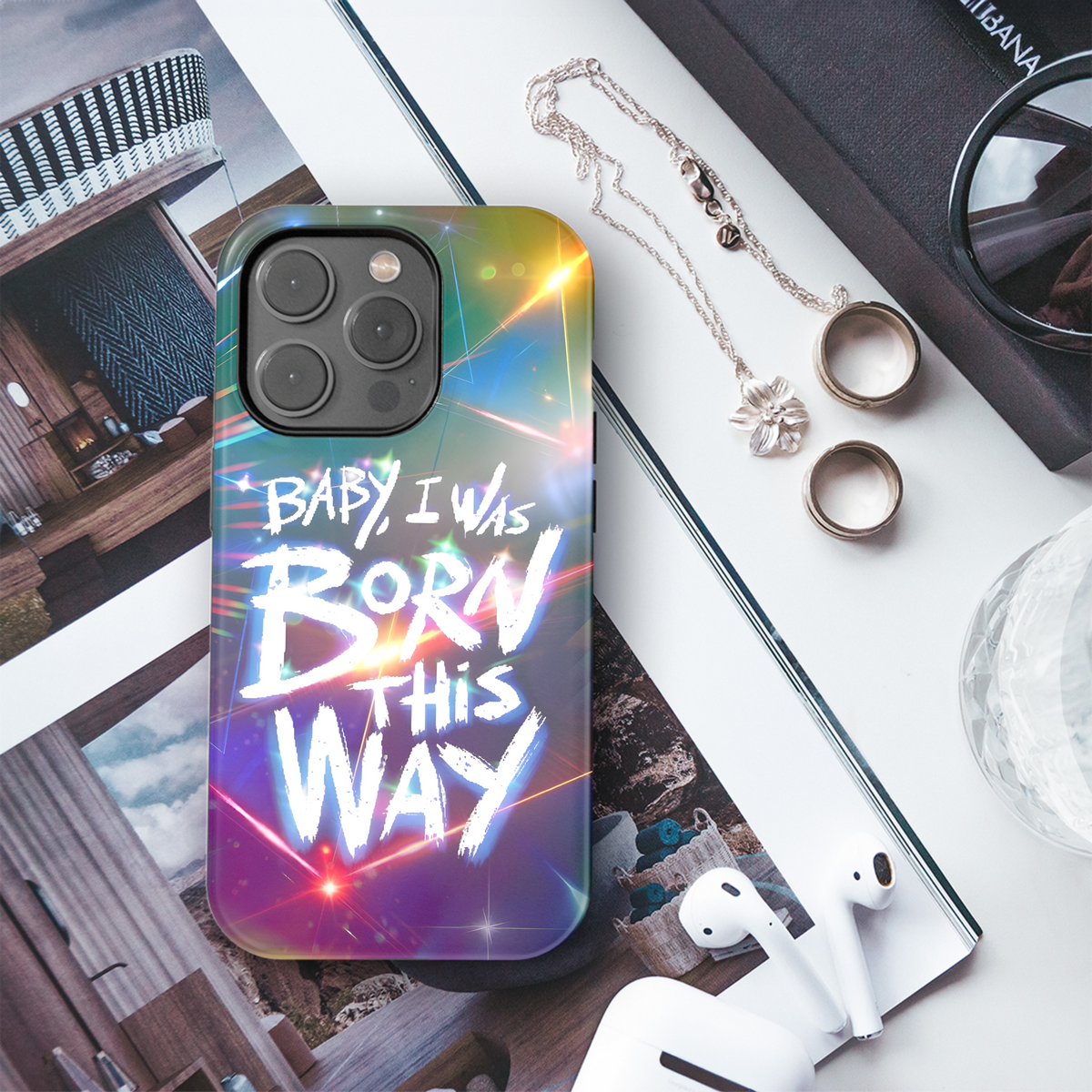 Born This Way Neon
 Phone Case iPhone Samsung Cover Pixel 4233 - Image 3