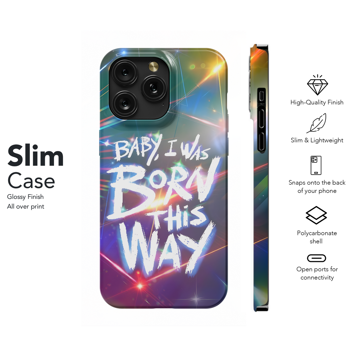 Born This Way Neon
 Phone Case iPhone Samsung Cover Pixel 4233 - Image 7