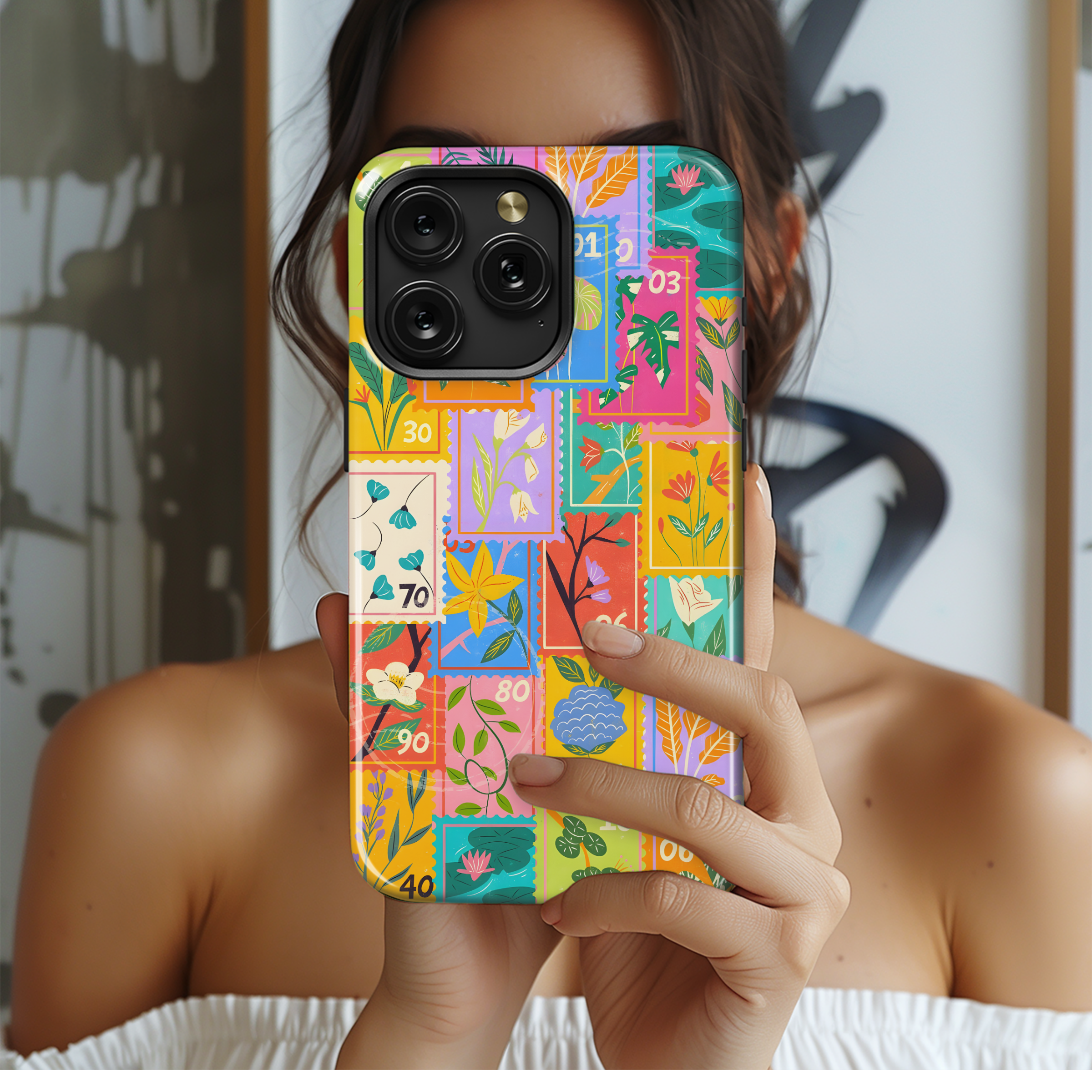 Botanical Postage Prints
 Phone Case iPhone Samsung Cover Pixel 4459 - Image 2