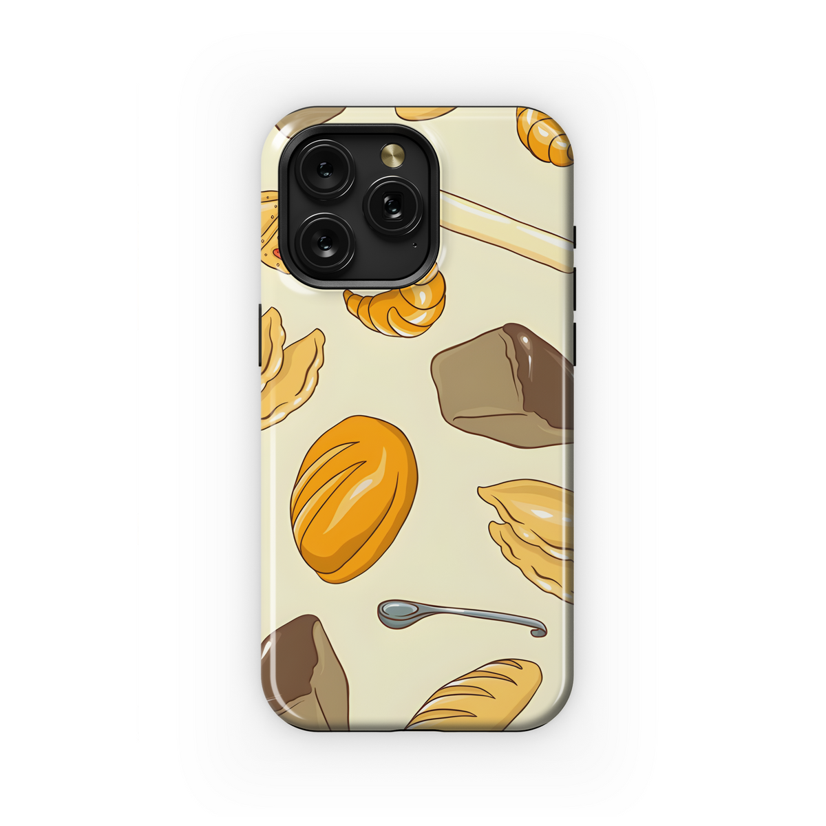 Bread No Gradient Phone Case iPhone Samsung Cover Pixel 3978 - Image 1