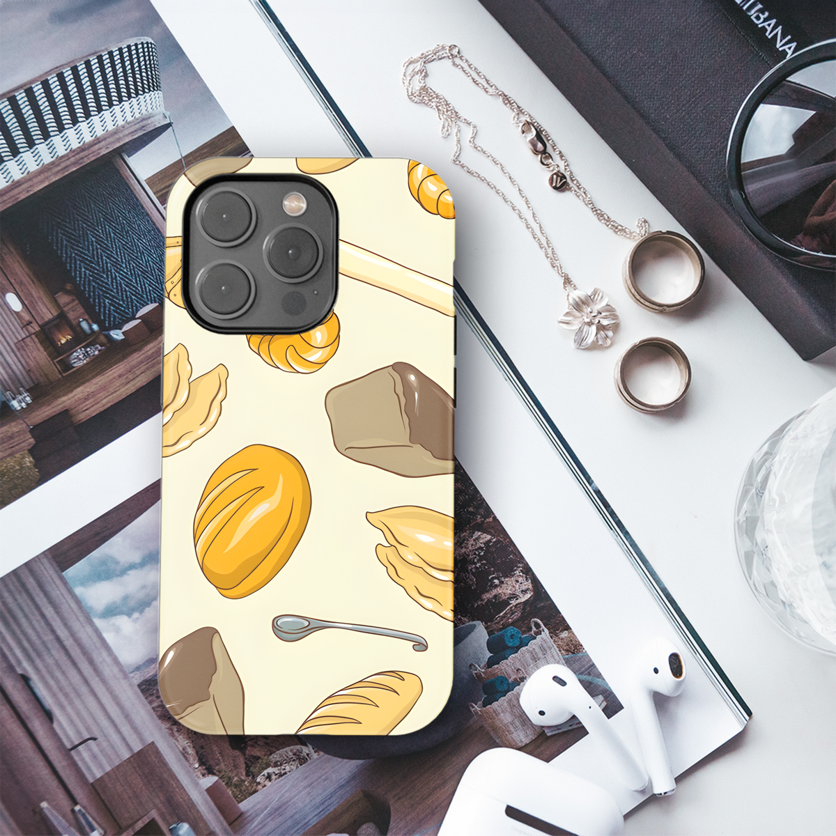 Bread No Gradient Phone Case iPhone Samsung Cover Pixel 3978 - Image 3