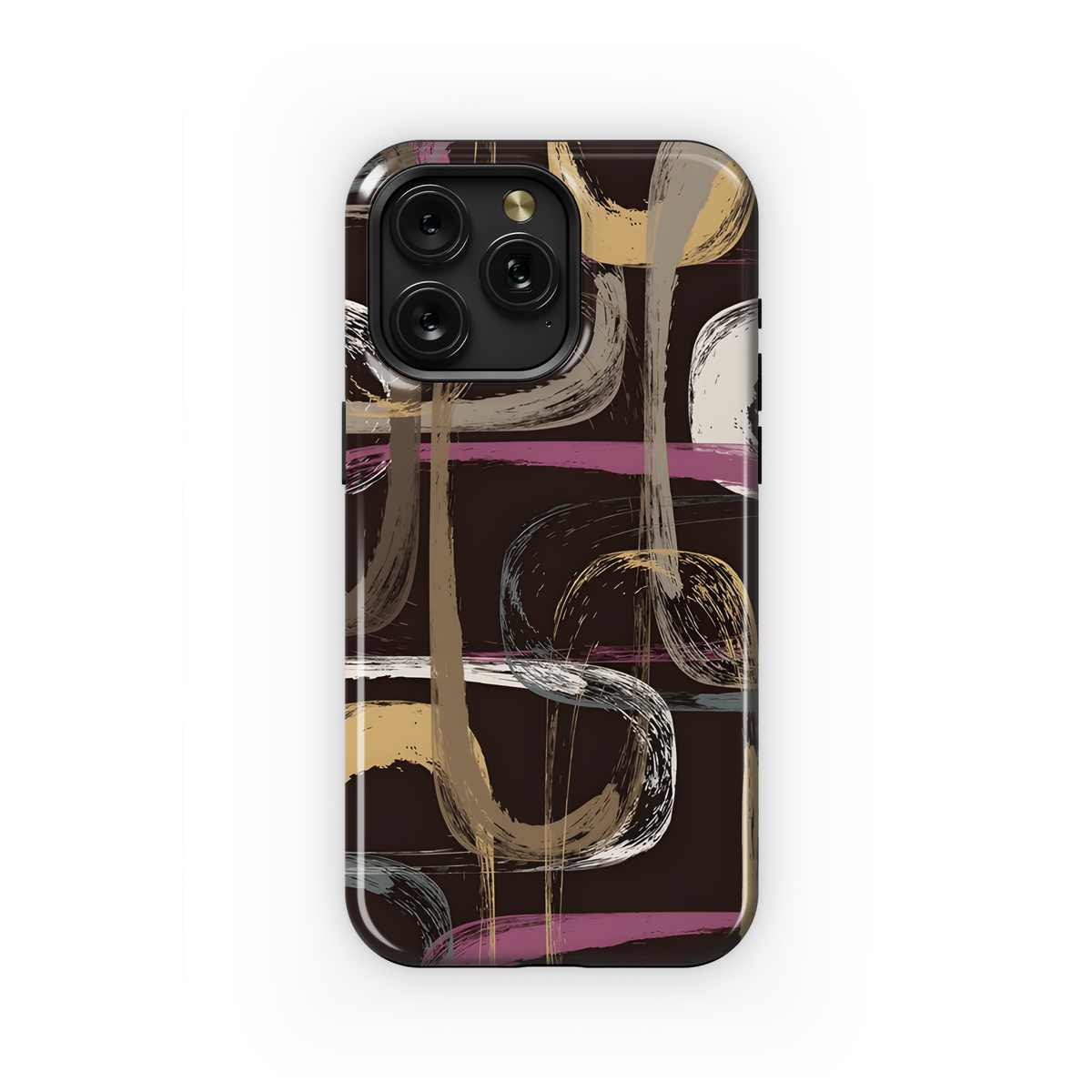 Bright Brush Texture Phone Case iPhone Samsung Cover Pixel 2585 - Image 1