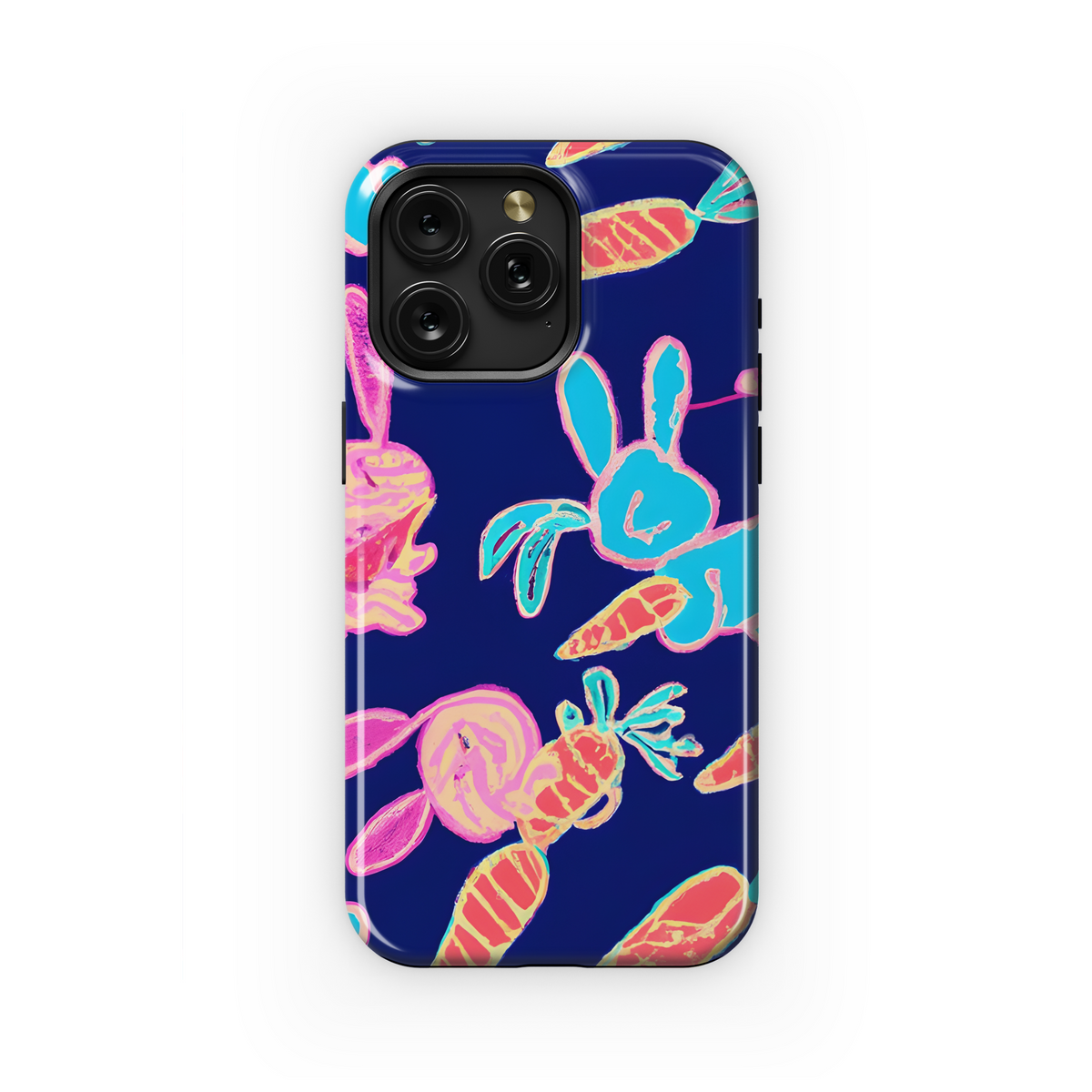 Bunny Carrot Pastel Phone Case iPhone Samsung Cover Pixel 3381 - Image 1