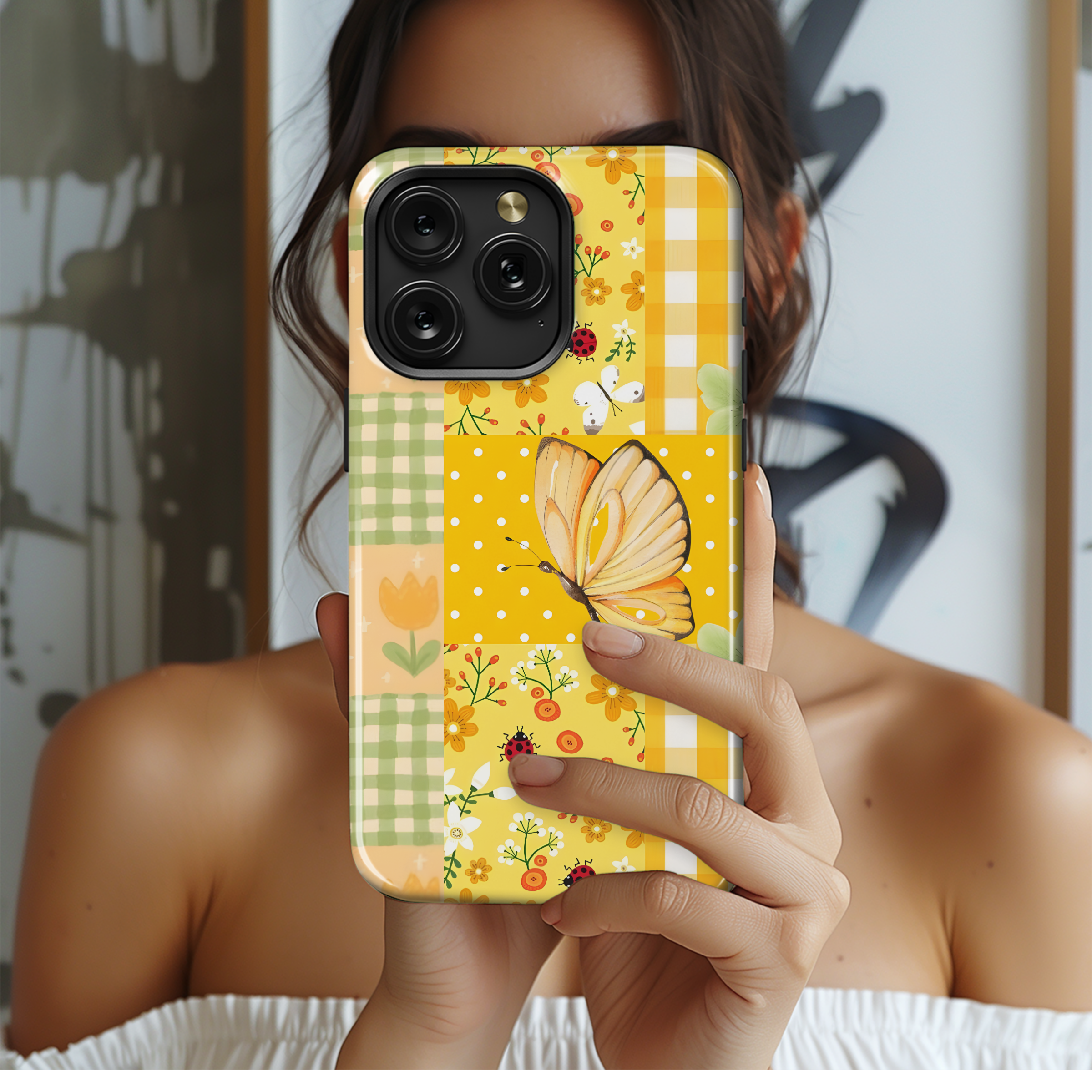 Butterflies & Blooms
 Phone Case iPhone Samsung Cover Pixel 4477 - Image 2