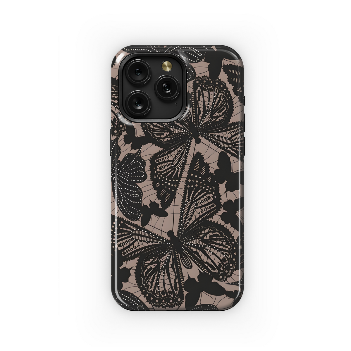 Butterfly Lace Phone Case iPhone Samsung Cover Pixel 3946 - Image 1