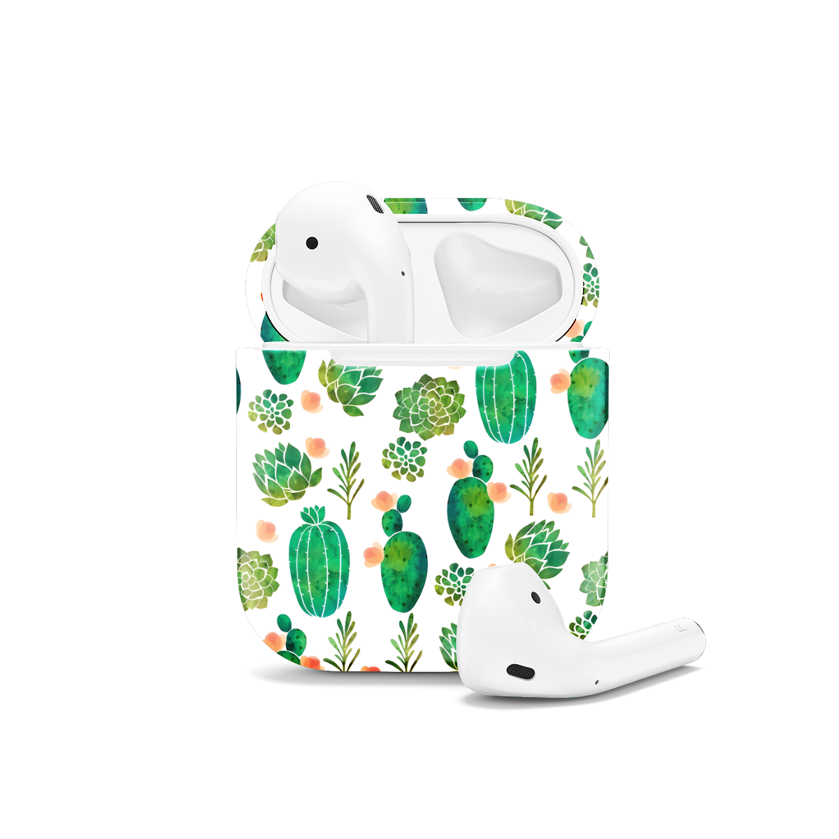 Cactus pattern AirPods Case AirPods Pro AirPods Pro 2 AirPods 3 AirPods 2 Glossy 1160 - Image 1