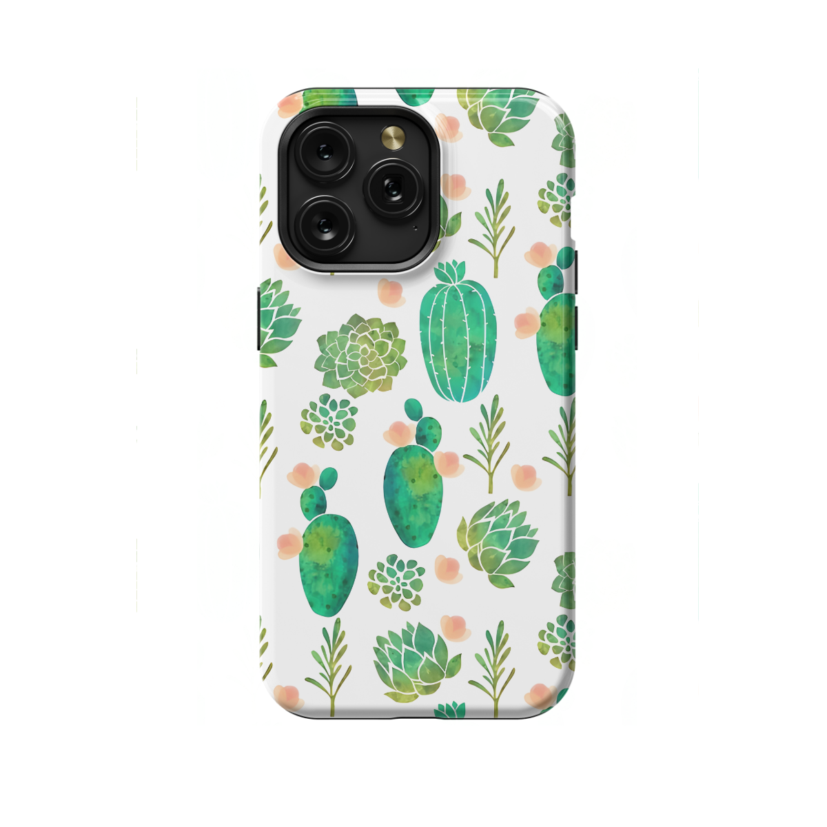 Cactus pattern Phone Case iPhone Samsung Cover Pixel 1160 - Image 1