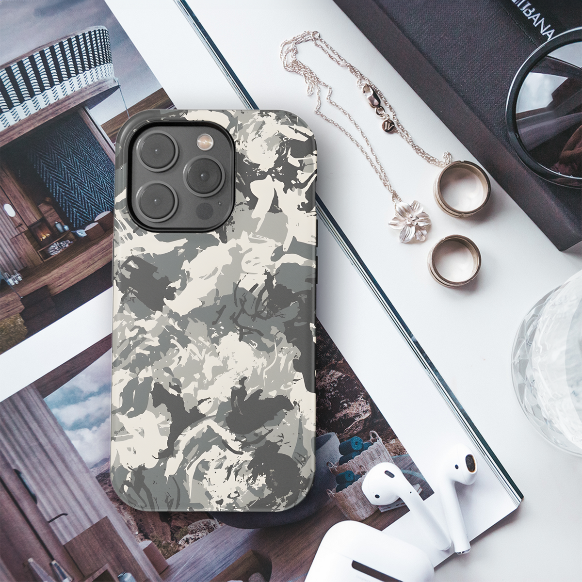 Camo Fashion Design Military Uniform Grunge Phone Case iPhone Samsung Cover Pixel 2213 - Image 3