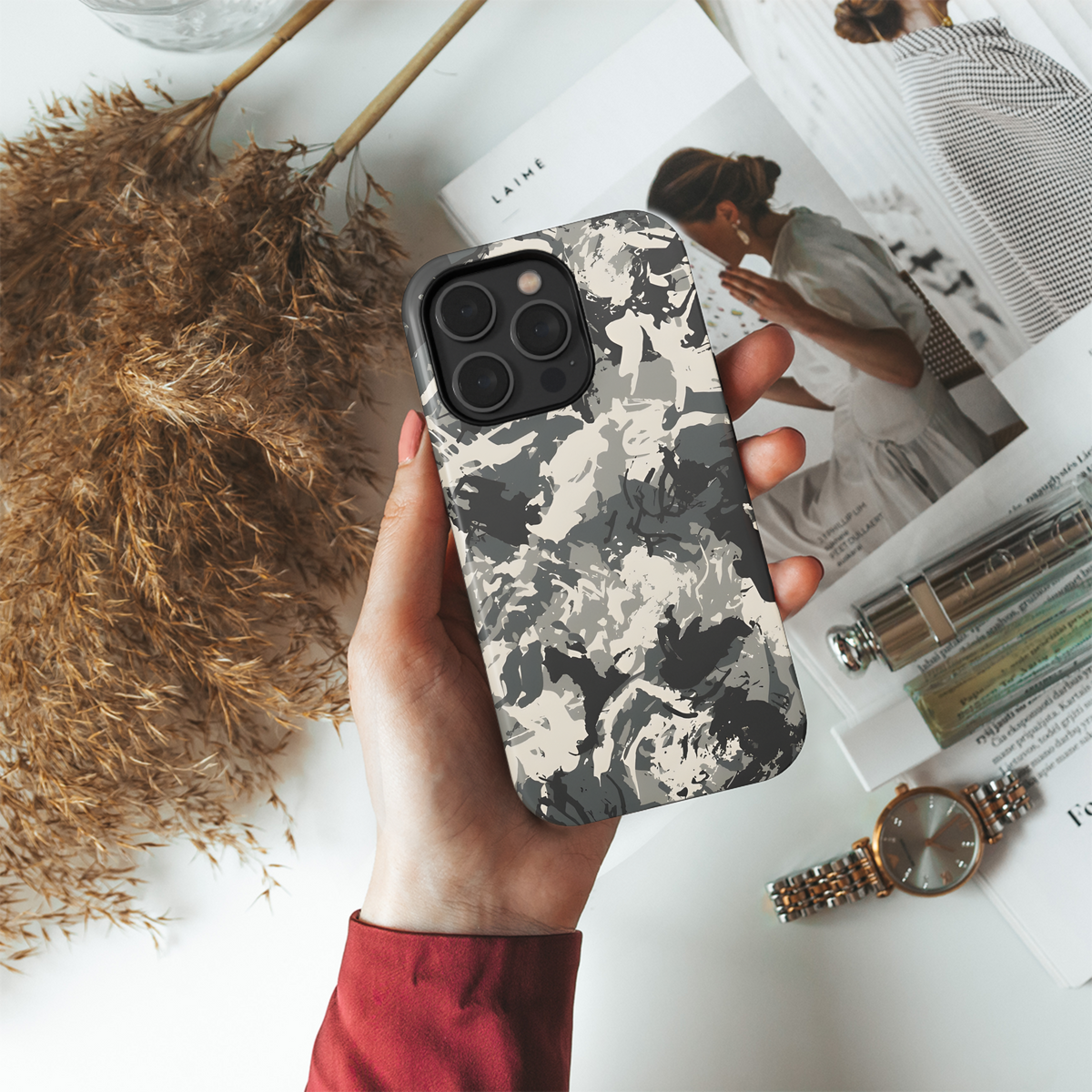 Camo Fashion Design Military Uniform Grunge Phone Case iPhone Samsung Cover Pixel 2213 - Image 4