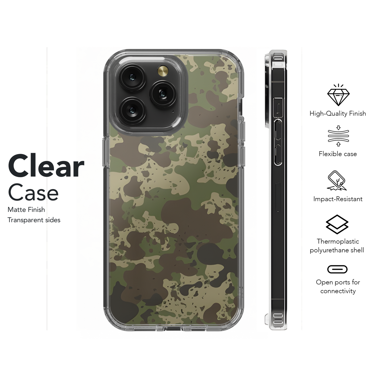 Camo Splash Drop Phone Case iPhone Samsung Cover Pixel 2208 - Image 8