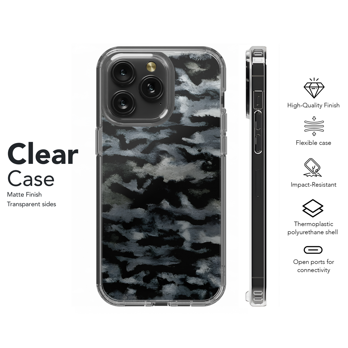 Camouflage Oil Painting Phone Case iPhone Samsung Cover Pixel 2942 - Image 8