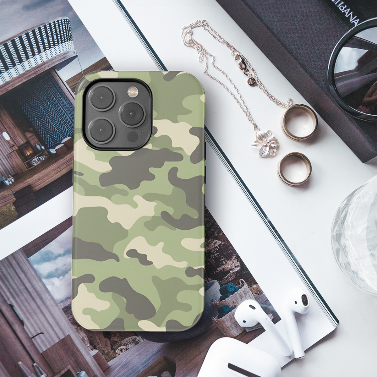 Camouflage Pattern Phone Case iPhone Samsung Cover Pixel 2192 - Image 3