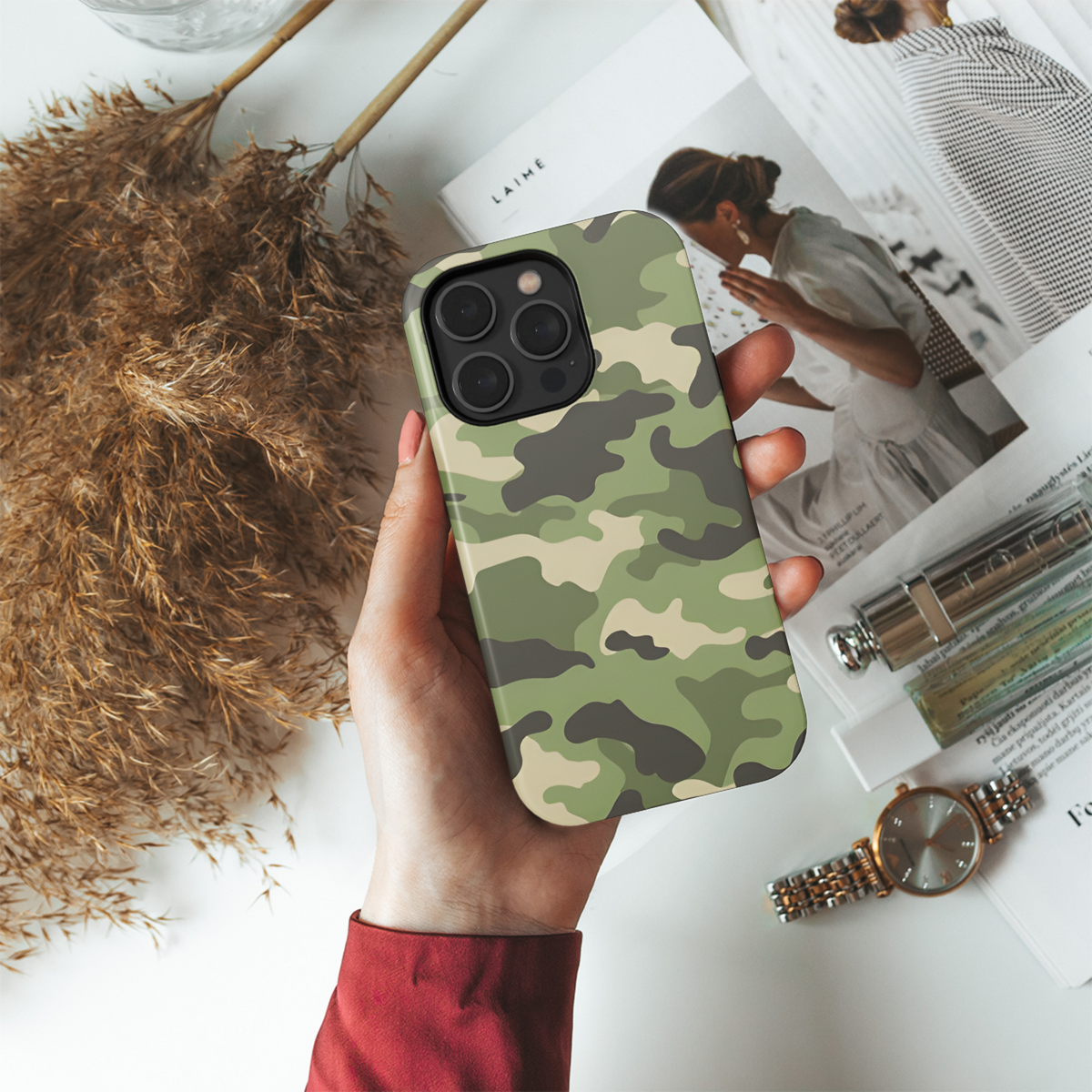 Camouflage Pattern Phone Case iPhone Samsung Cover Pixel 2192 - Image 4