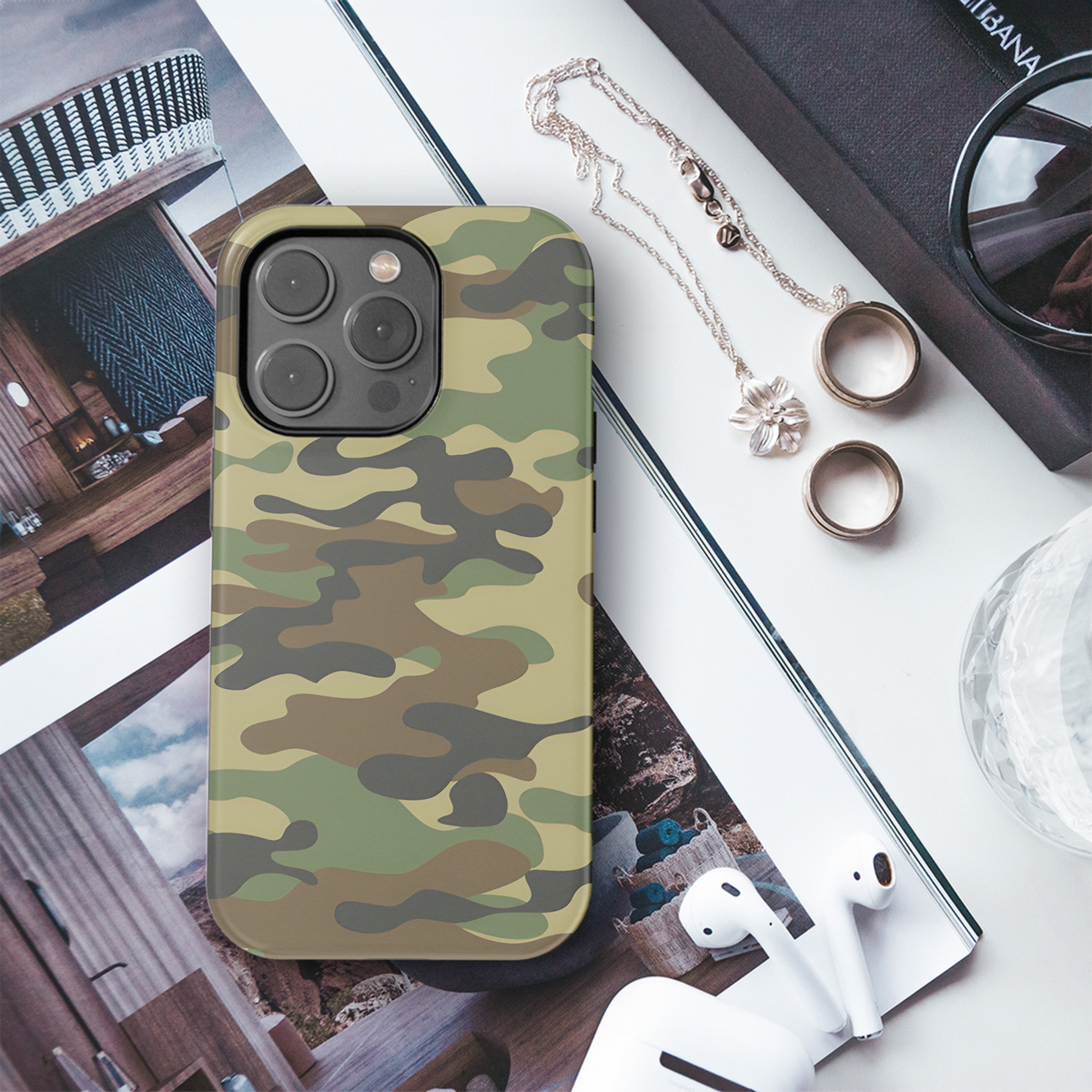 Camouflage Phone Case iPhone Samsung Cover Pixel 2196 - Image 3