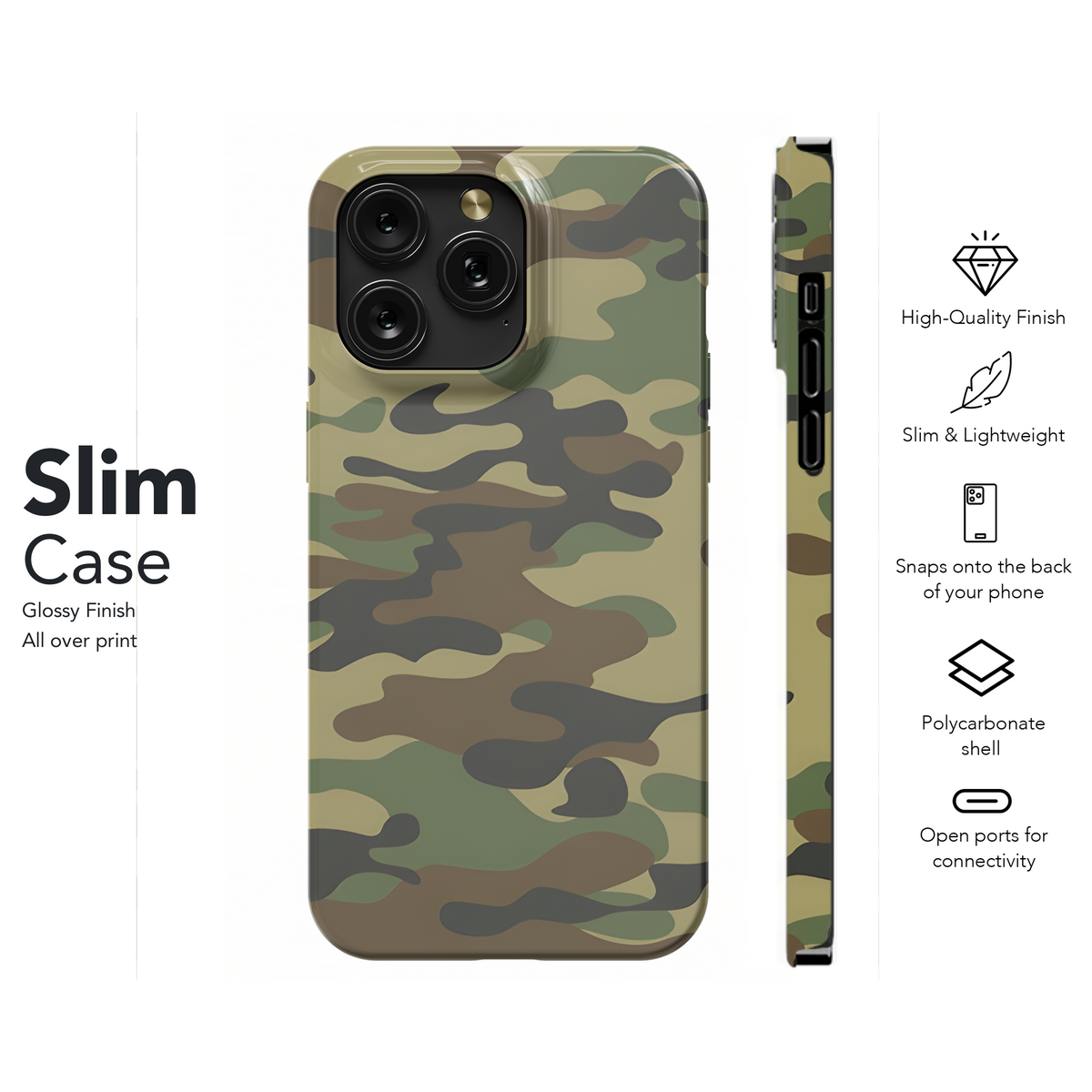 Camouflage Phone Case iPhone Samsung Cover Pixel 2196 - Image 7